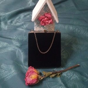 Vintage Velvet Clutch